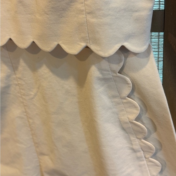 Rebecca Taylor Cream Scalloped Jumpsuit - Picture 3 of 12